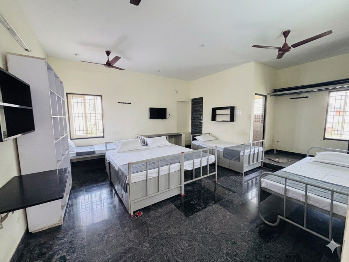 5-sharing cheapest room for students in Saravanampatti PG